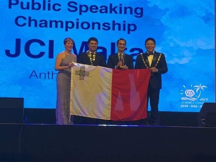 University of Malta lecturer wins JCI World Public Speaking Championship