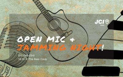 2 winners for the JCI Malta Open Mic & Jamming Night at The Beer Cave!